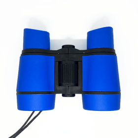 Children's Binoculars Shockproof Toy Binoculars 12 Years Old And Above Boys And Girls Bird Watching Education Learning Hunting Hiking Camping Sci (Color: Blue)