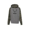 Camo Sleeve Skull Hoodie