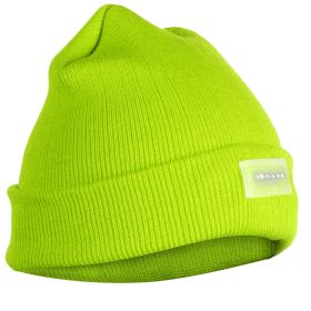 Unisex 5 LED Knitted Beanie Winter Warm Hat Camping Jogging Running Cap Headlamp (Color: Yellow)