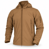 Men's Hooded Outdoor Jacket, Full Zip Tactical Style Jacket with Multiple Zipper Pockets and Adjustable Cuffs for Hiking, Camping and Travel, Sâ€“XXXL