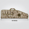 40 Inch Soft Equipment Case with 4 Front Accessory Pockets, Padded Long Storage Bag with Carry Handle and Full-Length Zipper for Outdoor Transport