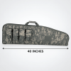 40 Inch Soft Equipment Case with 4 Front Accessory Pockets, Padded Long Storage Bag with Carry Handle and Full-Length Zipper for Outdoor Transport