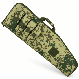 40 Inch Soft Equipment Case with 4 Front Accessory Pockets, Padded Long Storage Bag with Carry Handle and Full-Length Zipper for Outdoor Transport (Color: Germany camo)