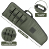 40 Inch Soft Equipment Case with 4 Front Accessory Pockets, Padded Long Storage Bag with Carry Handle and Full-Length Zipper for Outdoor Transport