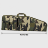40 Inch Soft Equipment Case with 4 Front Accessory Pockets, Padded Long Storage Bag with Carry Handle and Full-Length Zipper for Outdoor Transport